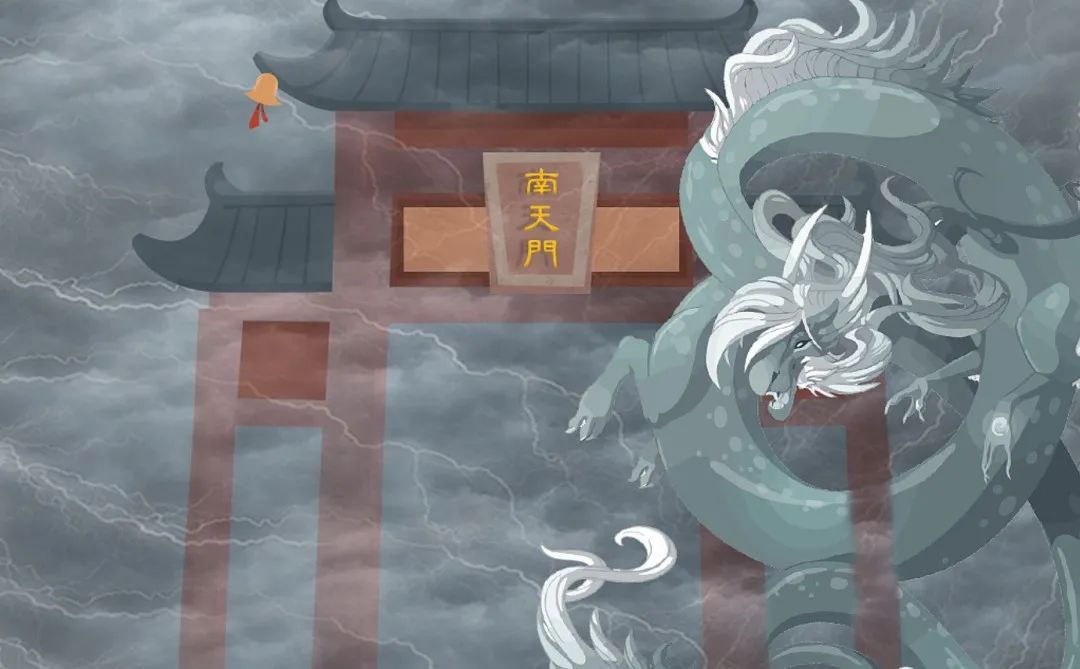 南天门上显神威的生肖龙，神秘力量与传奇故事