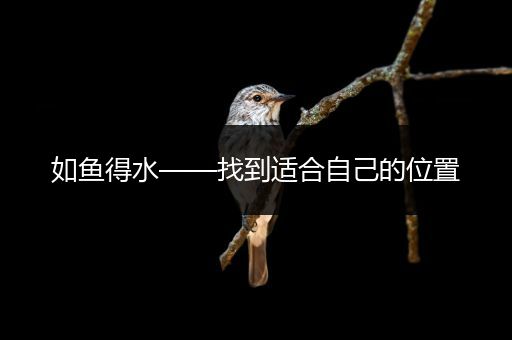 如鱼得水，动物故事的深层内涵解读