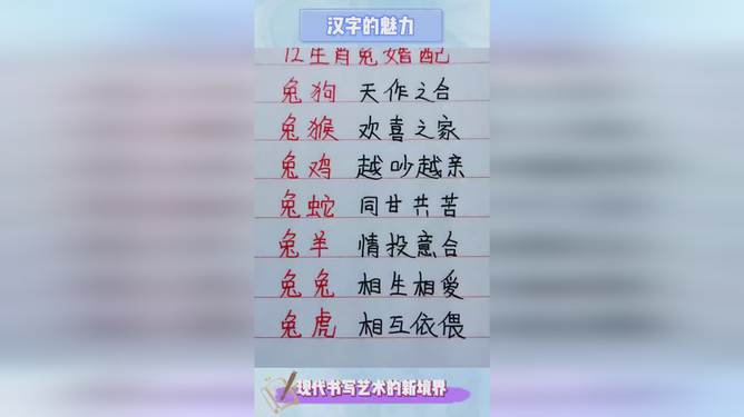 生肖之美，探寻生肖四字词语的魅力