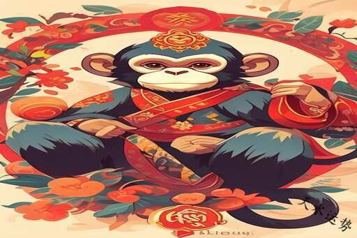 瞬息万变下的生肖猴，时代变迁与灵动智慧的交织