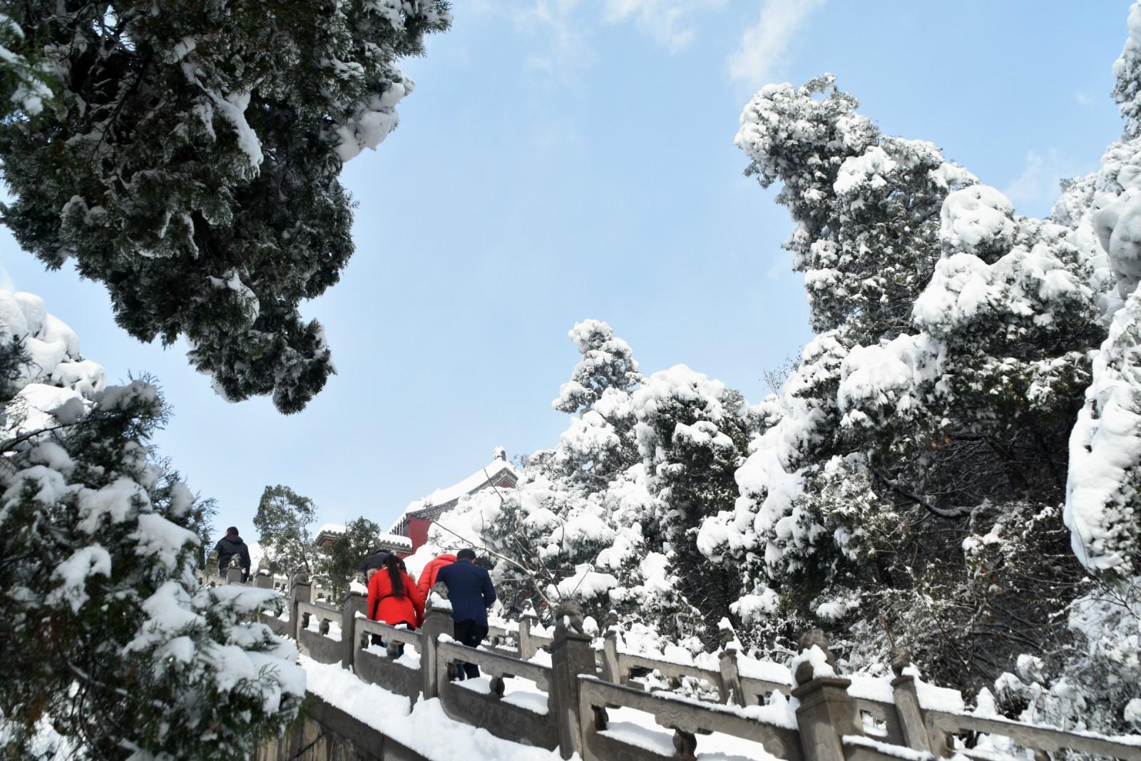 元旦假期河南少林寺等景区推出优惠门票吸引游客热潮涌动