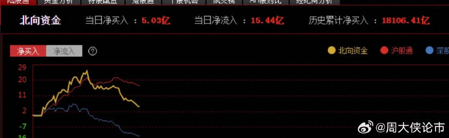 午评，北向资金大幅净卖出，市场走势分析与展望