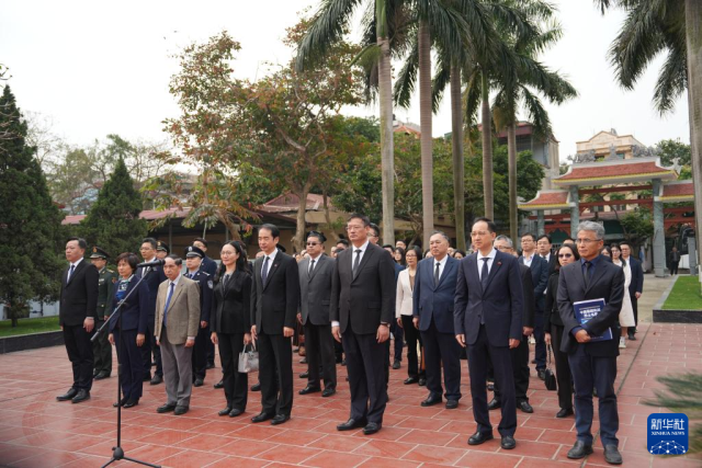 清明祭扫活动，驻外使领馆与援外医疗队共同缅怀与致敬英雄人物，举行清明祭扫仪式