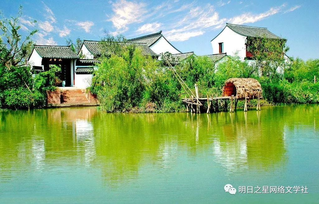 河南安阳，湿地公园的绚烂春景绘卷