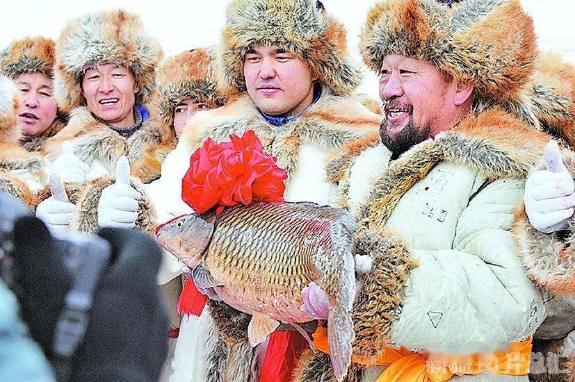 新疆巴里坤冬捕头鱼出网，喜悦丰收庆祝活动盛大开启