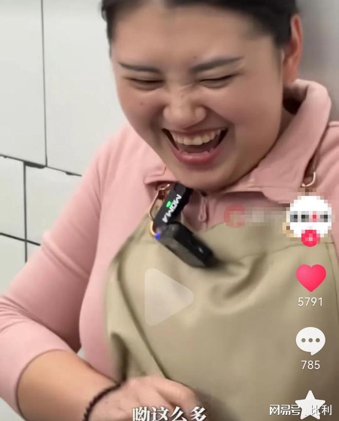 肥娟小吃店老板回应腹肌传闻，八块腹肌真相揭秘