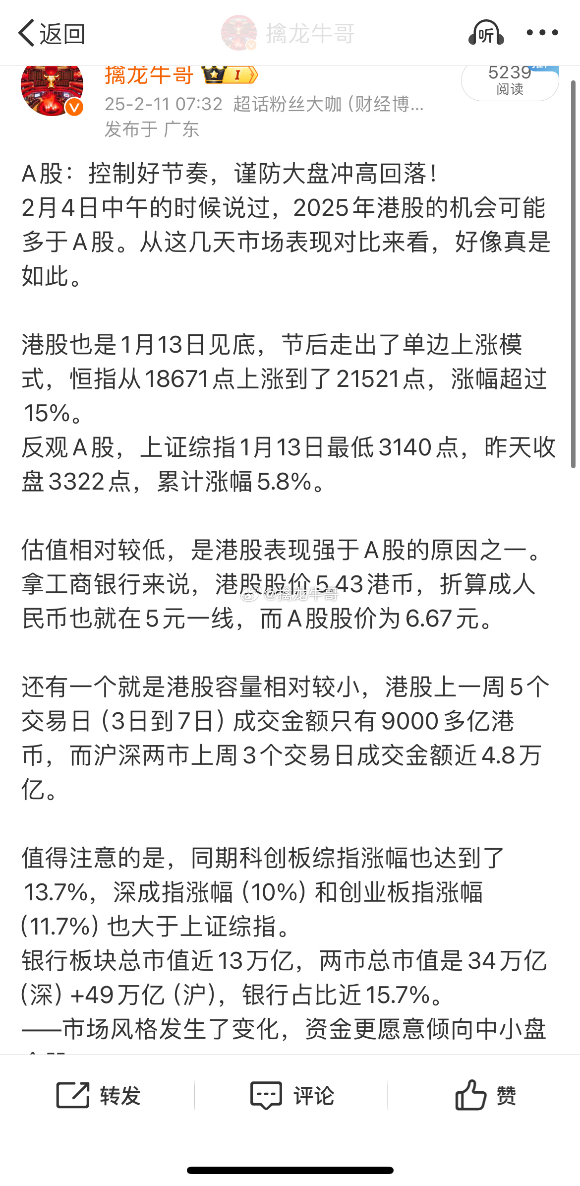专家解读，A股这轮调整的特点分析