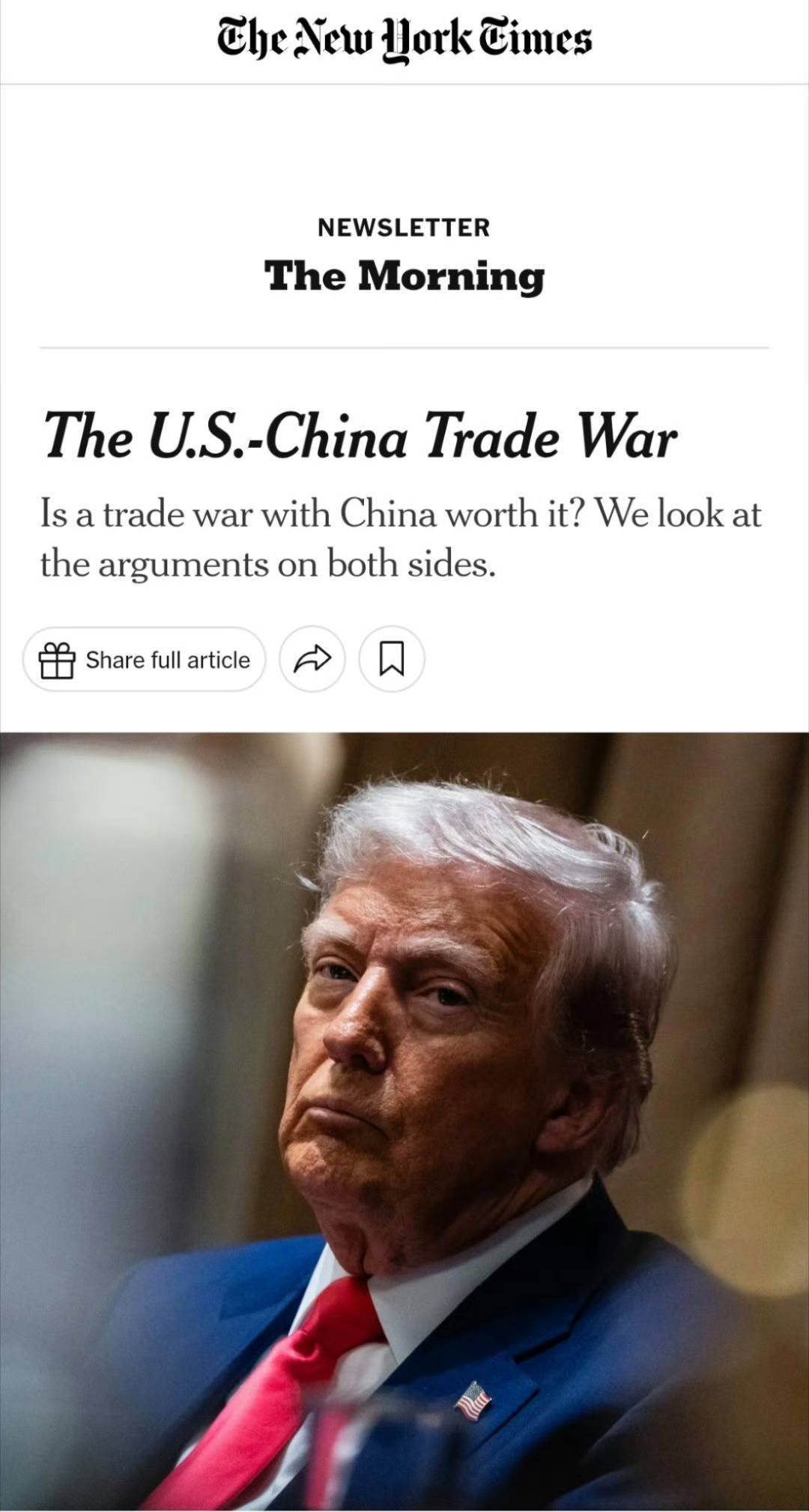 遭遇特朗普关税霸凌，全球聚焦中国应对之道