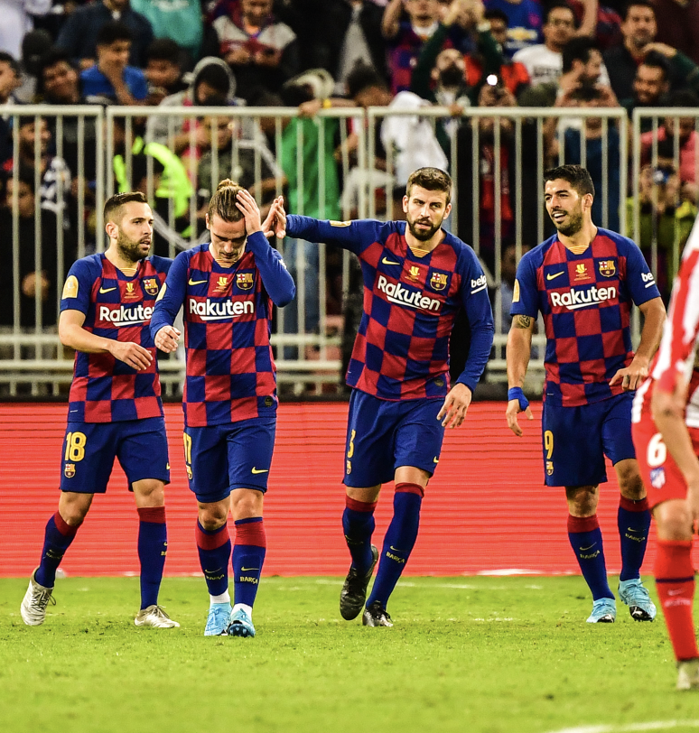 西超杯，巴萨晋级决赛，2-0战胜毕尔巴鄂竞技