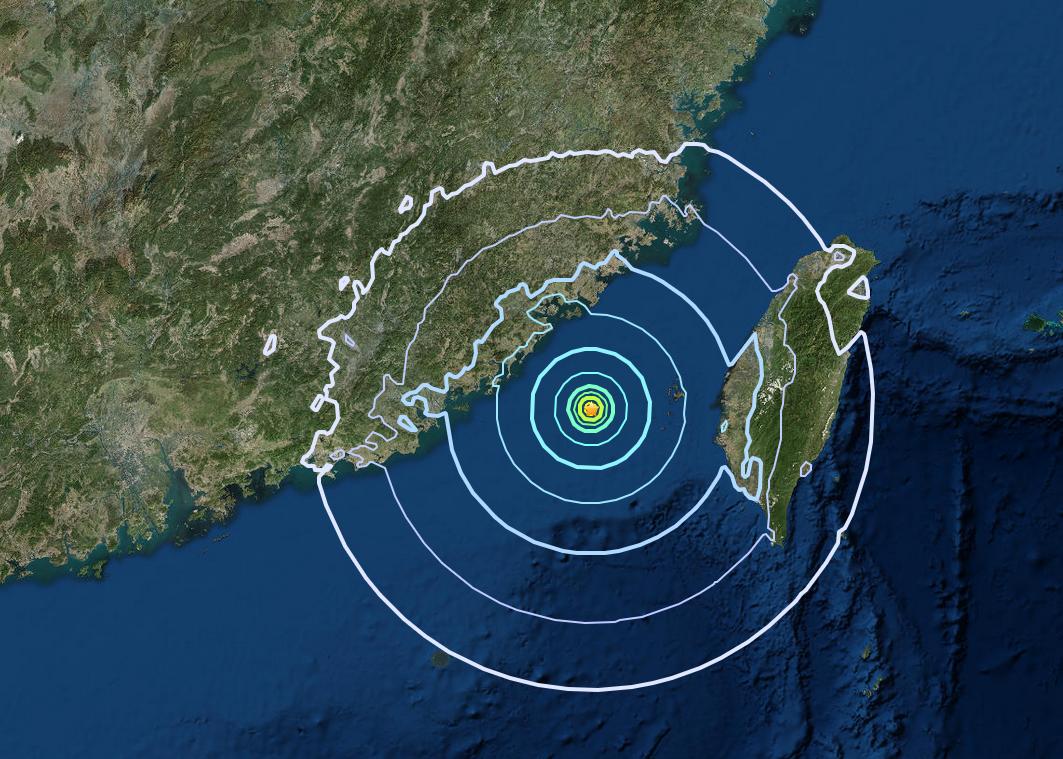 台湾可能发生大规模地震预警发布
