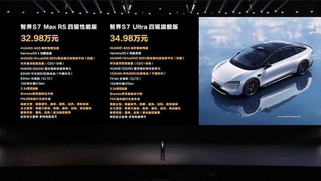 全新智界S7震撼上市，价格亲民，最低仅需24.98万元起！