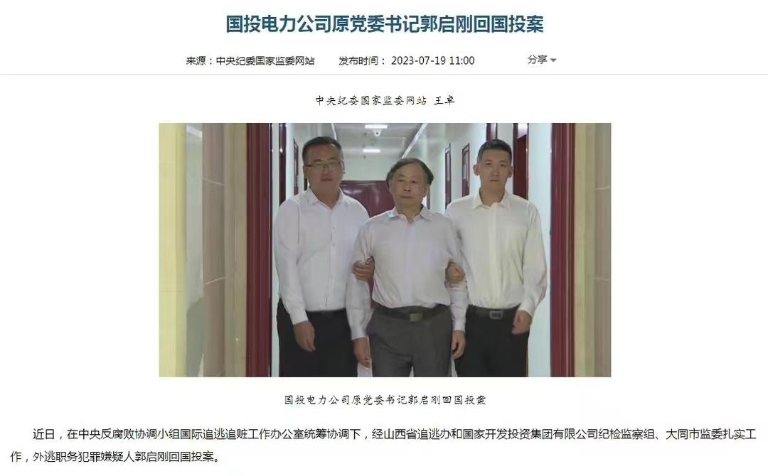 退休老虎主动投案背后的故事