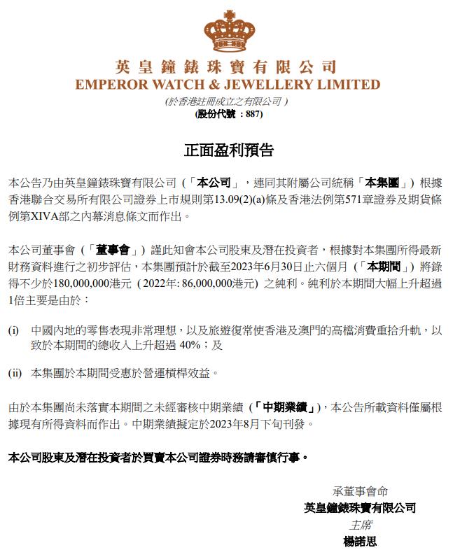 英皇资本中期调整净溢利增长稳健，业绩亮眼引人注目